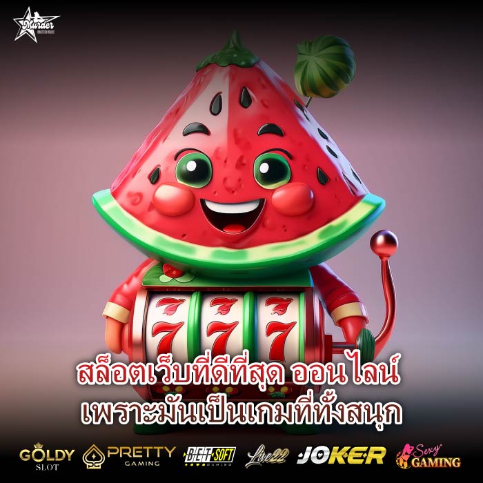สล็อตเว็บที่ดีที่สุด ออนไลน์ เพราะมันเป็นเกมที่ทั้งสนุก